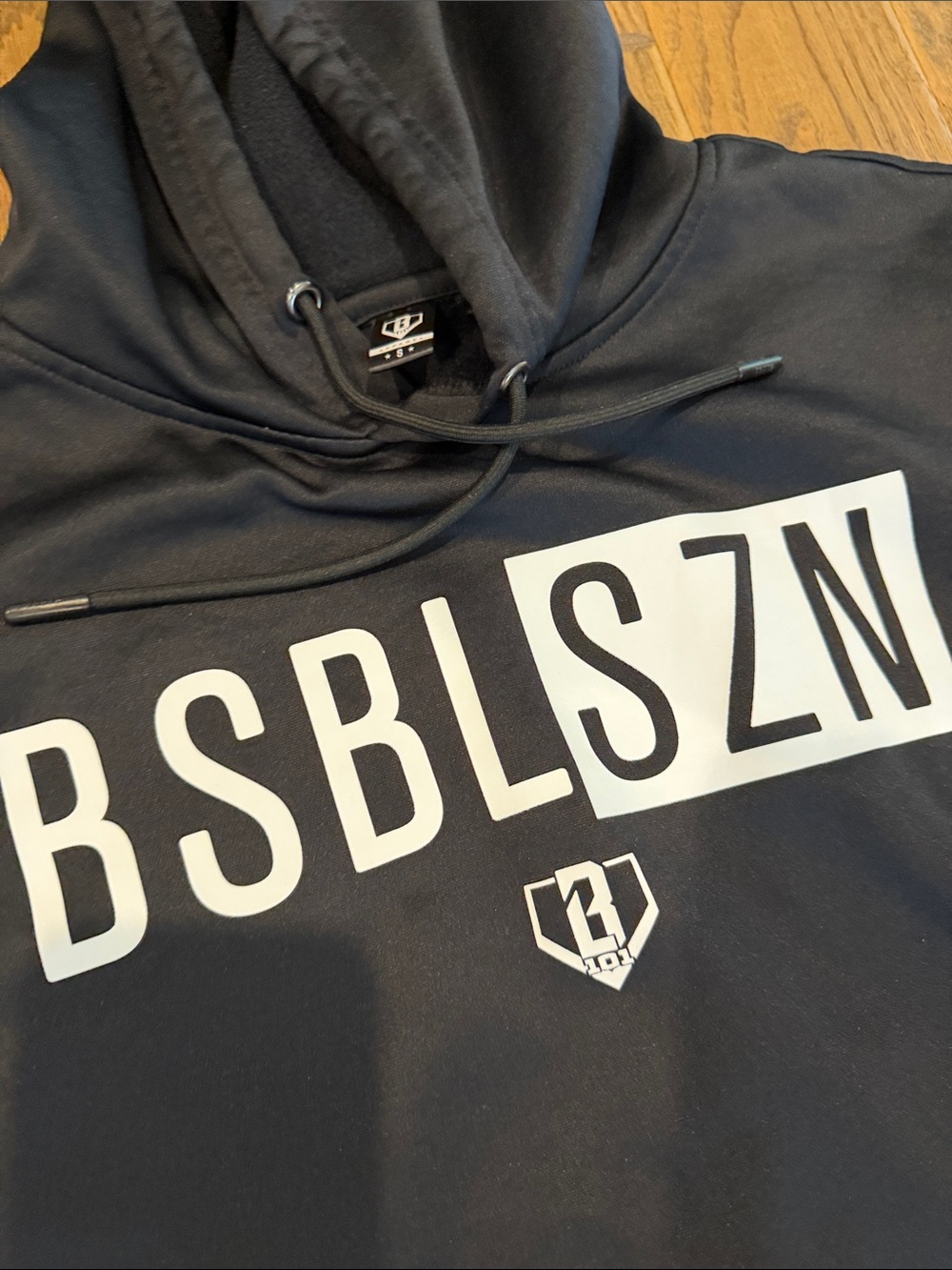 BSBLSZN Black Kids Short-Sleeve Hoodie Pullover - Picture 3 of 3